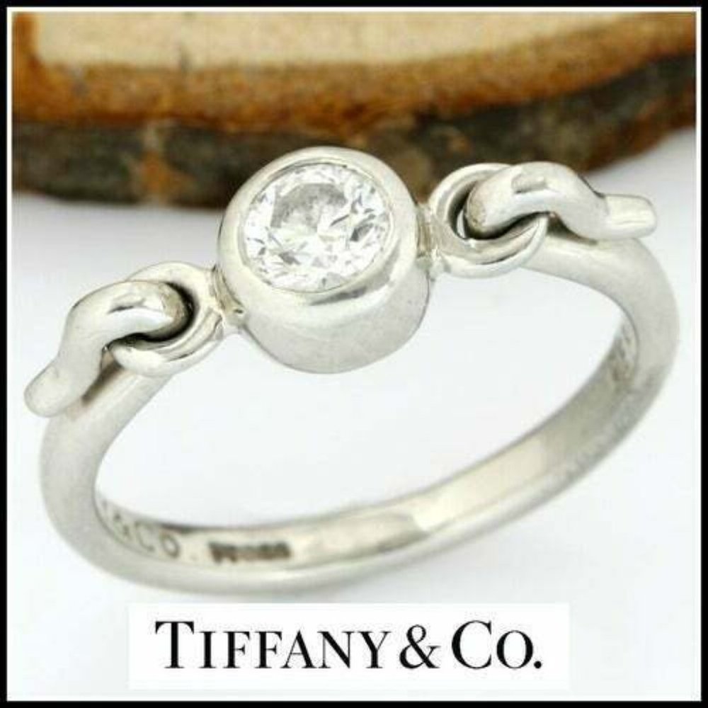 Tiffany & Co. Platinum 950, 0.25ct Diamond Ring